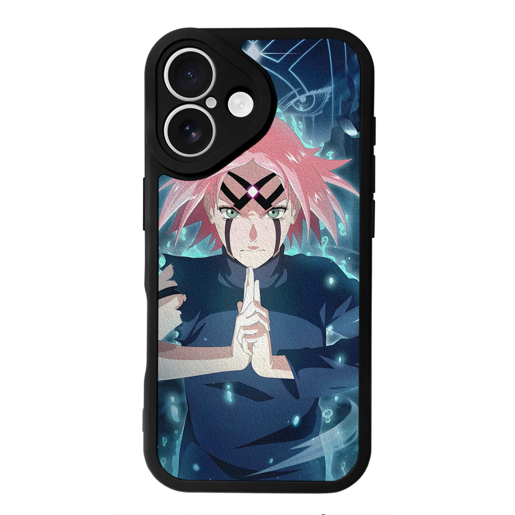 （画像用） NARUTO -ナルト- NARUTO -ナルト- 疾風伝 【iPhone 16シリーズ対応】シリコンスマホケース（レザー調） 材質：シリコン